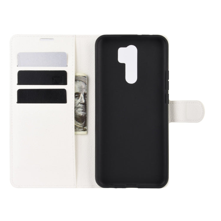 For Xiaomi Redmi 9 Litchi Texture Horizontal Flip Protective Case with Holder & Card Slots & Wallet