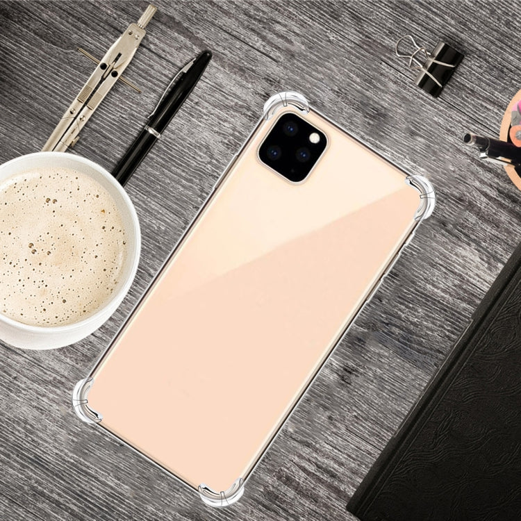 For iPhone 12 mini Four-Corner Anti-Drop Ultra-Thin Transparent TPU Phone Case(Transparent)