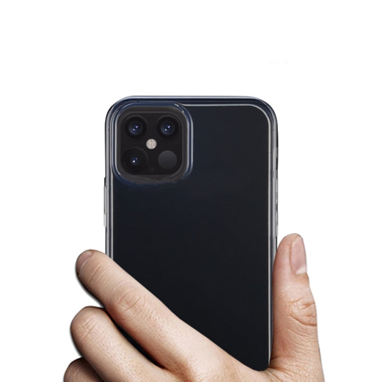 For iPhone 12 Pro Max Thickened Non-slip Non-yellowing Transparent TPU Case(Transparent)