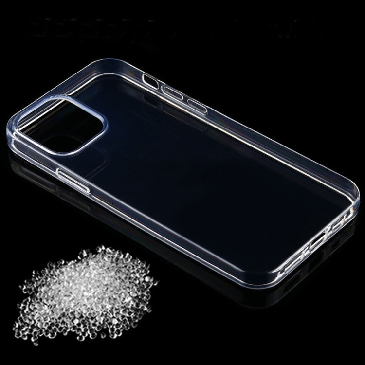 For iPhone 12 / 12 Pro Thickened Non-slip Non-yellowing Transparent TPU Case(Transparent)