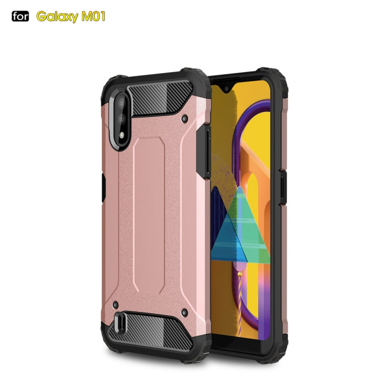 For Samsung Galaxy M01 Magic Armor TPU + PC Combination Case