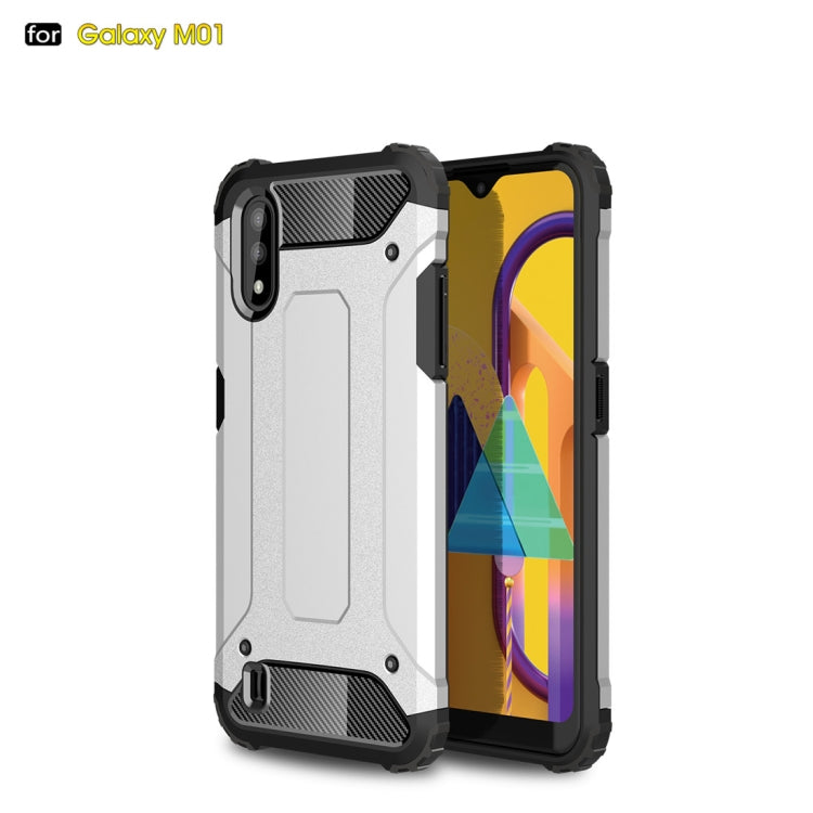 For Samsung Galaxy M01 Magic Armor TPU + PC Combination Case
