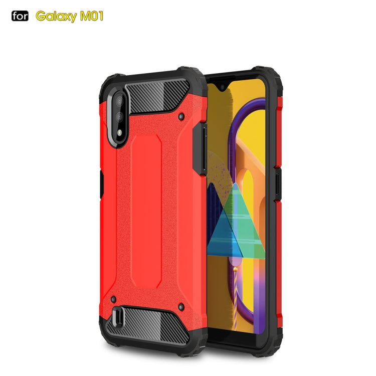 For Samsung Galaxy M01 Magic Armor TPU + PC Combination Case