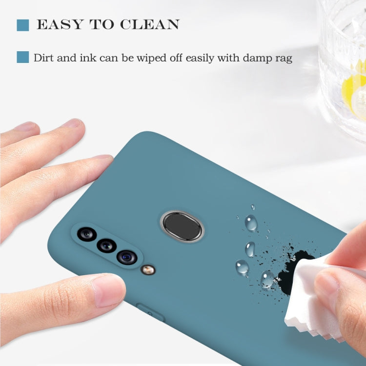 For Samsung Galaxy A20s Hat-Prince ENKAY ENK-PC040 Ultra-thin Solid Color TPU Slim Case Soft Cover
