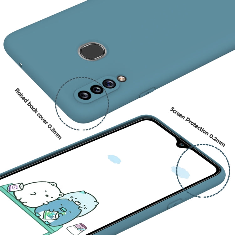 For Samsung Galaxy A20s Hat-Prince ENKAY ENK-PC040 Ultra-thin Solid Color TPU Slim Case Soft Cover