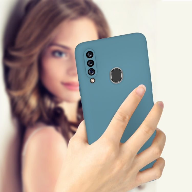 For Samsung Galaxy A20s Hat-Prince ENKAY ENK-PC040 Ultra-thin Solid Color TPU Slim Case Soft Cover