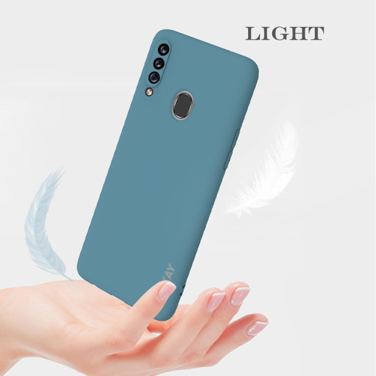 For Samsung Galaxy A20s Hat-Prince ENKAY ENK-PC040 Ultra-thin Solid Color TPU Slim Case Soft Cover