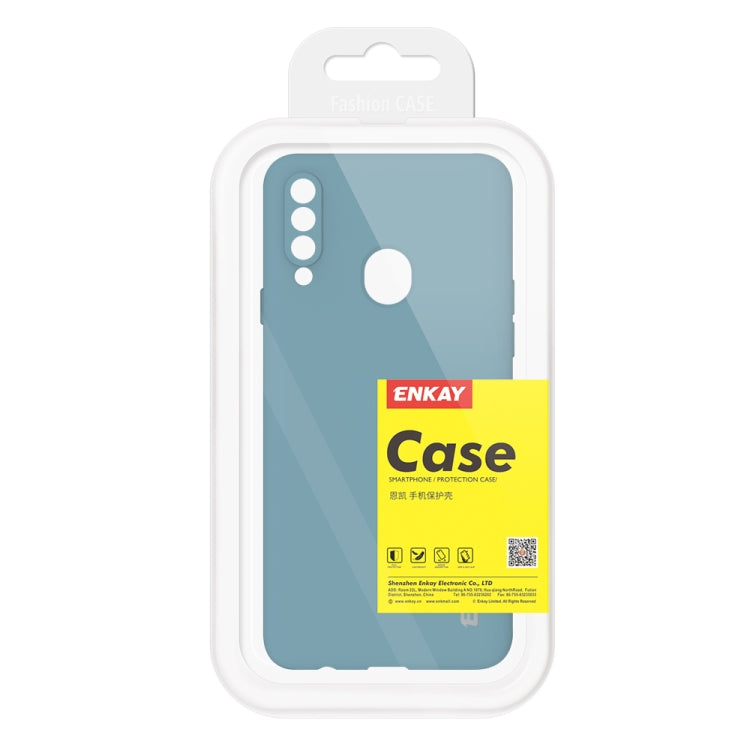 For Samsung Galaxy A20s Hat-Prince ENKAY ENK-PC040 Ultra-thin Solid Color TPU Slim Case Soft Cover