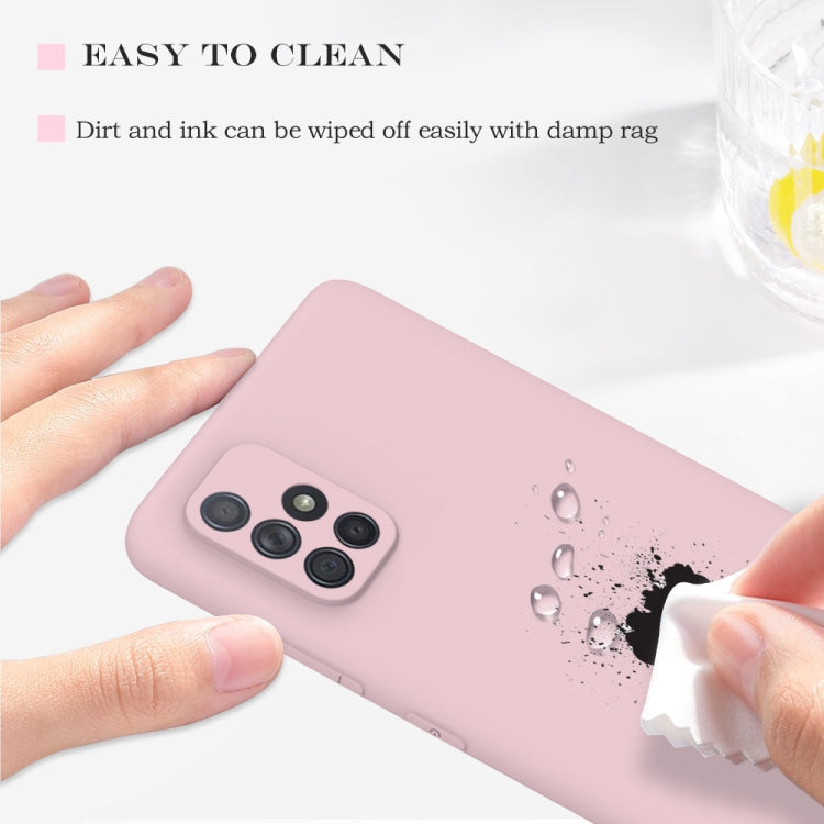 For Samsung Galaxy A71 Hat-Prince ENKAY ENK-PC042 Ultra-thin Solid Color TPU Slim Case Soft Cover