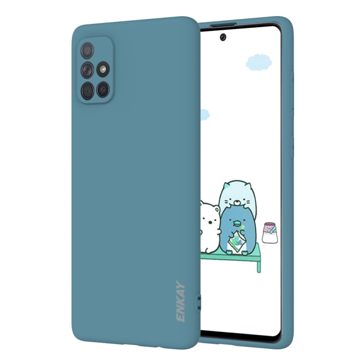 For Samsung Galaxy A71 Hat-Prince ENKAY ENK-PC042 Ultra-thin Solid Color TPU Slim Case Soft Cover