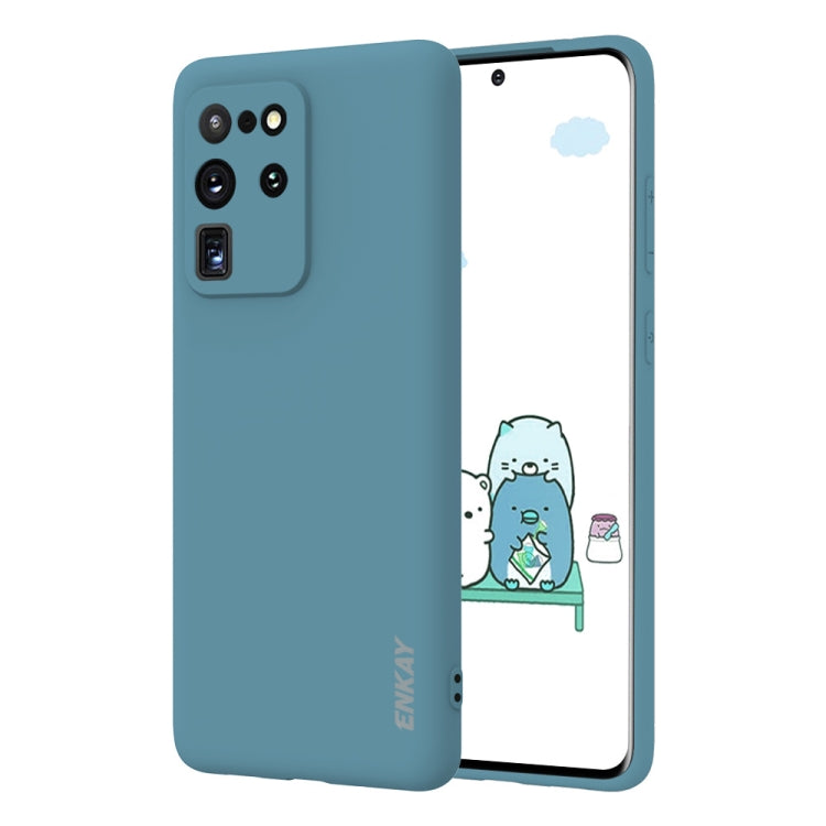 For Samsung Galaxy S20 Ultra Hat-Prince ENKAY ENK-PC045 Ultra-thin Solid Color TPU Slim Case Soft Cover