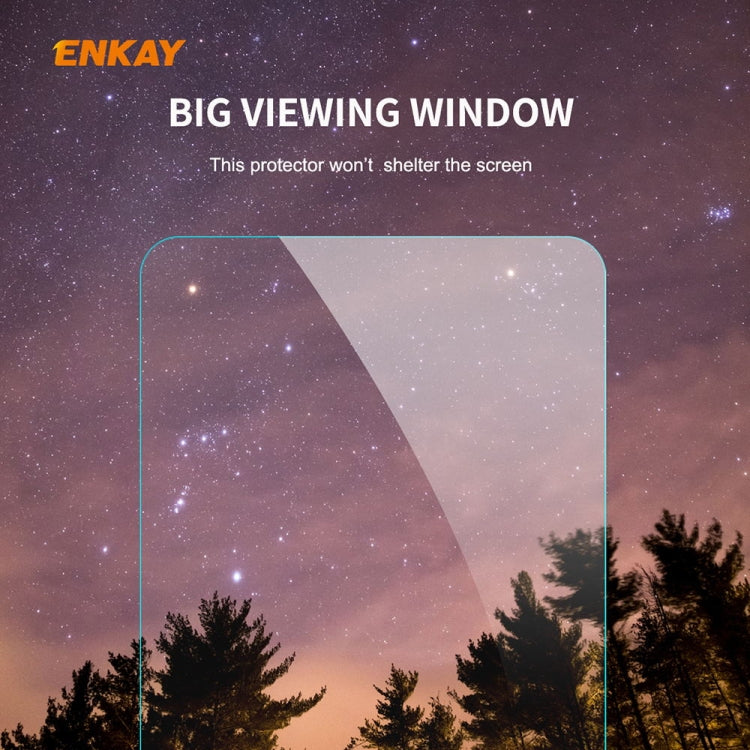For HUAWEI P40 Hat-Prince ENKAY ENK-PC0412 2 in 1 Ultra-thin Solid Color TPU Slim Case Soft Cover + 0.26mm 9H 2.5D Tempered Glass Protector Film