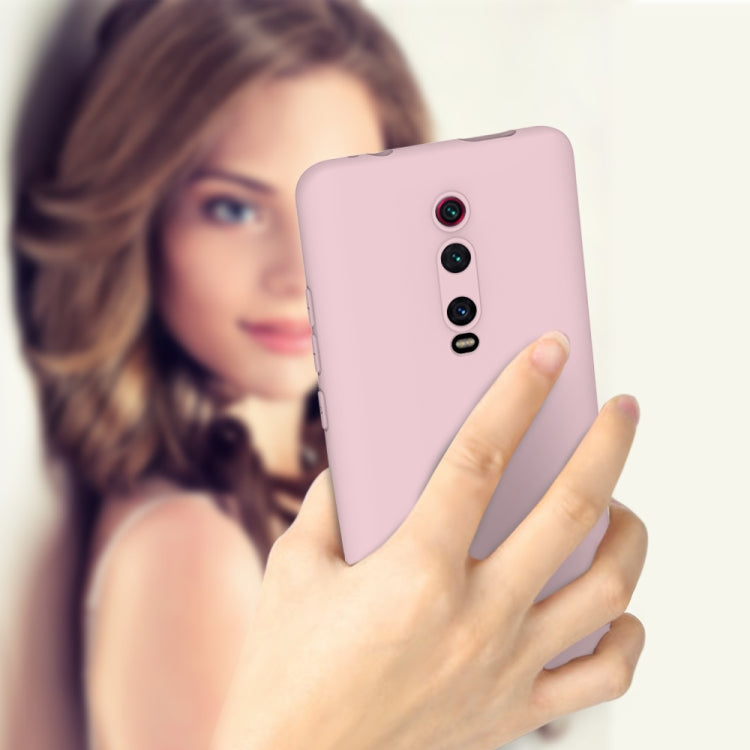 For Xiaomi Redmi K20 / K20 Pro / Xiaomi Mi 9T Hat-Prince ENKAY ENK-PC0352 2 in 1 Ultra-thin Solid Color TPU Slim Case Soft Cover + 0.26mm 9H 2.5D Tempered Glass Protector Film
