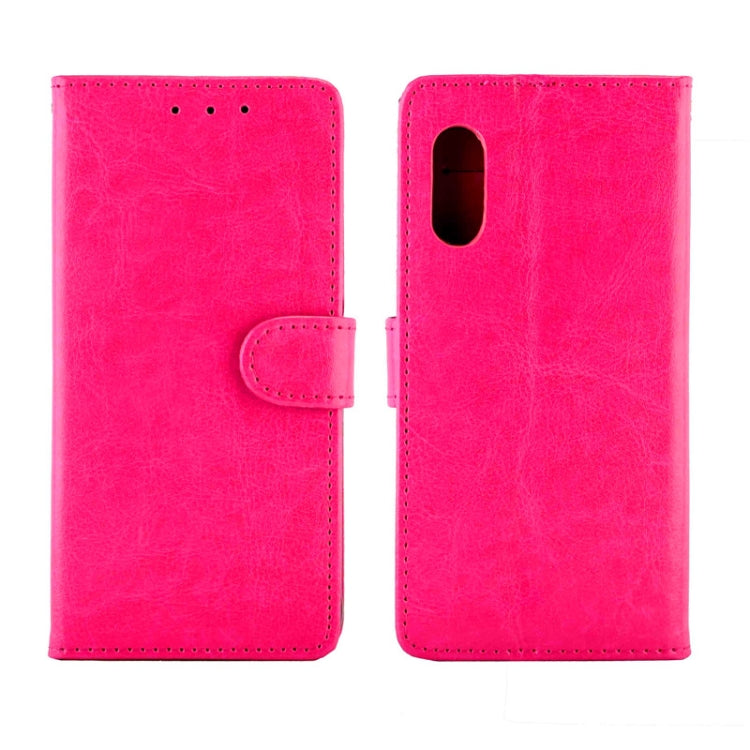 For Samsung Galaxy Xcover Pro Crazy Horse Texture Leather Horizontal Flip Protective Case with Holder & Card Slots & Wallet & Photo Frame
