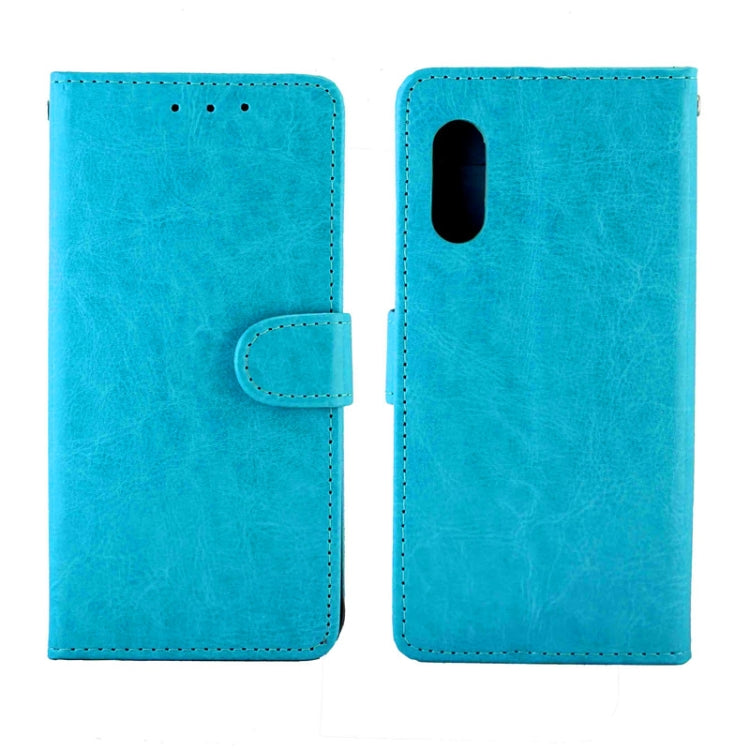 For Samsung Galaxy Xcover Pro Crazy Horse Texture Leather Horizontal Flip Protective Case with Holder & Card Slots & Wallet & Photo Frame