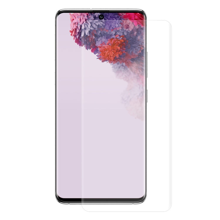For Samsung Galaxy S20+ Hat-Prince ENKAY ENK-PC0442 2 in 1 Ultra-thin Solid Color TPU Slim Case Soft Cover + 3D Full Screen PET Curved Hot Bending HD Screen Protector Soft Film