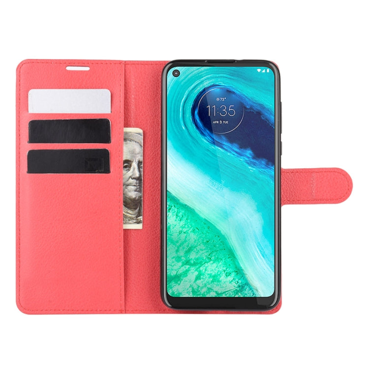 For Motorola Moto G Fast Litchi Texture Horizontal Flip Protective Case with Holder & Card Slots & Wallet