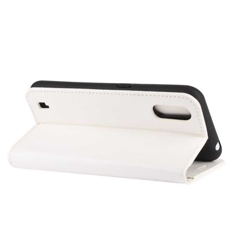 For Samsung Galaxy M01 R64 Texture Single Horizontal Flip Protective Case with Holder & Card Slots & Wallet& Photo Frame