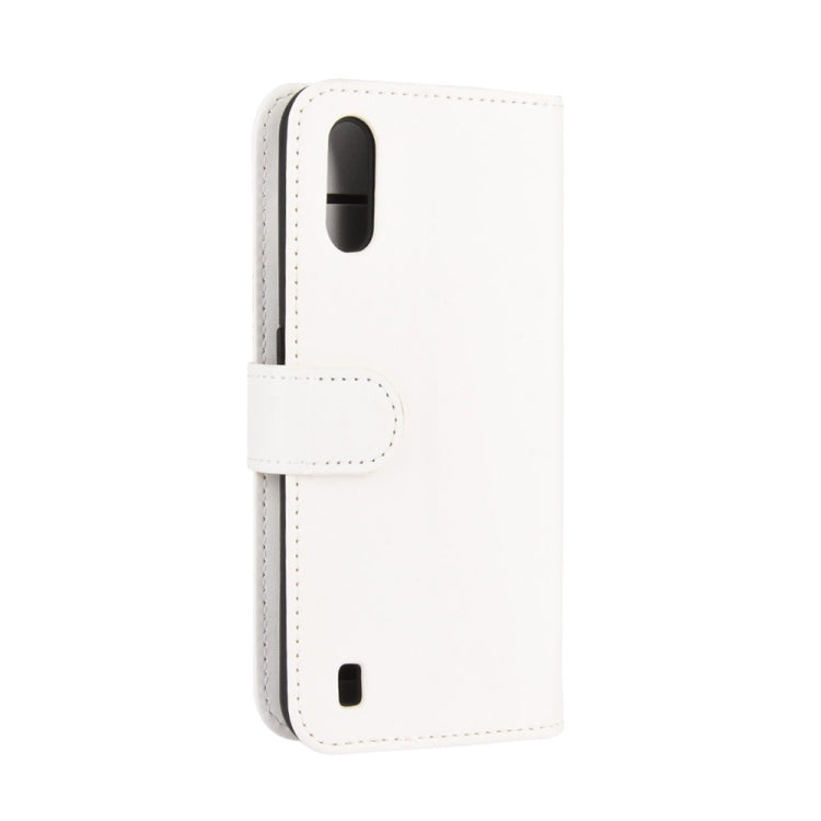 For Samsung Galaxy M01 R64 Texture Single Horizontal Flip Protective Case with Holder & Card Slots & Wallet& Photo Frame