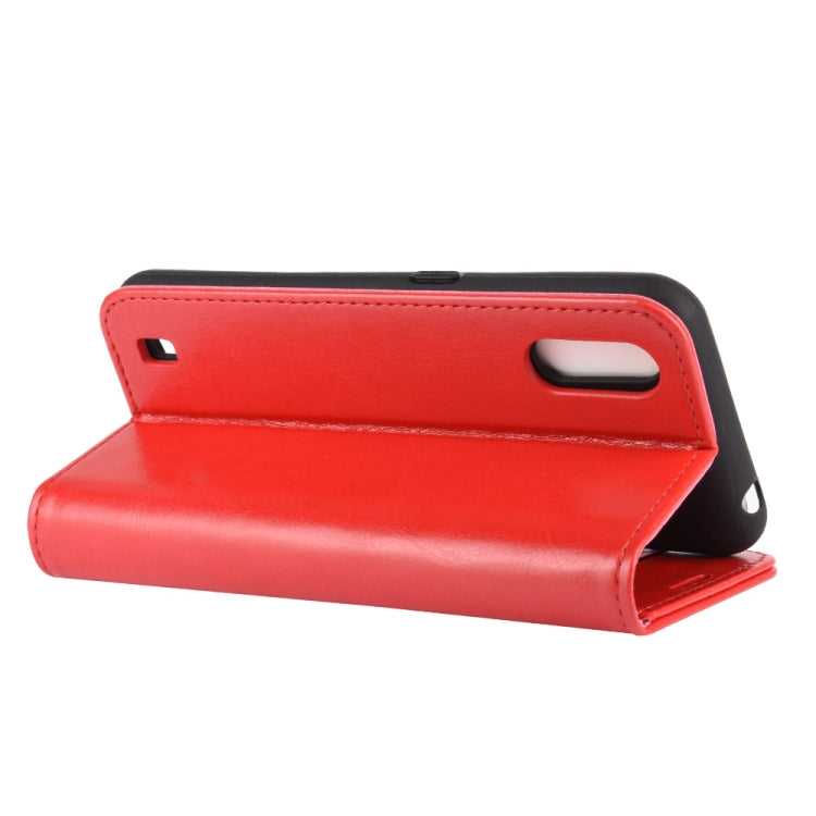 For Samsung Galaxy M01 R64 Texture Single Horizontal Flip Protective Case with Holder & Card Slots & Wallet& Photo Frame
