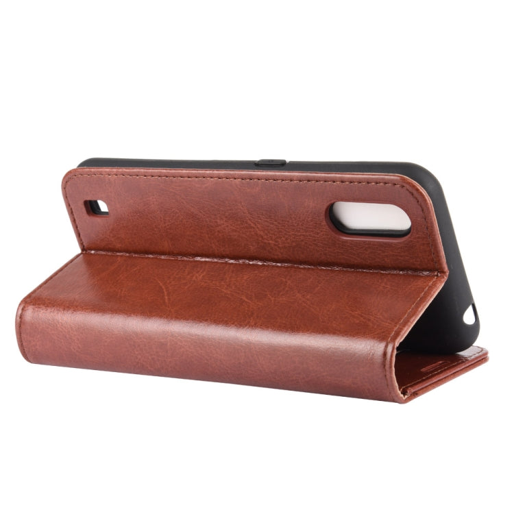 For Samsung Galaxy M01 R64 Texture Single Horizontal Flip Protective Case with Holder & Card Slots & Wallet& Photo Frame
