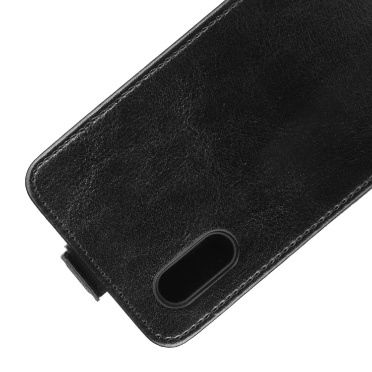 For Samsung Galaxy M01 R64 Texture Single Vertical Flip Leather Protective Case with Card Slots & Photo Frame