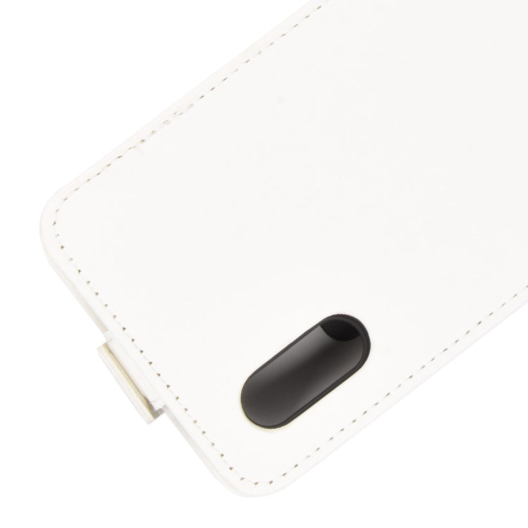 For Samsung Galaxy M01 R64 Texture Single Vertical Flip Leather Protective Case with Card Slots & Photo Frame