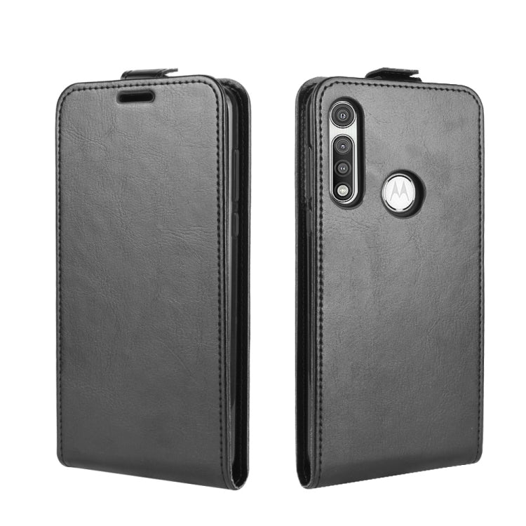 For Motorola Moto G Fast R64 Texture Single Vertical Flip Leather Protective Case with Card Slots & Photo Frame