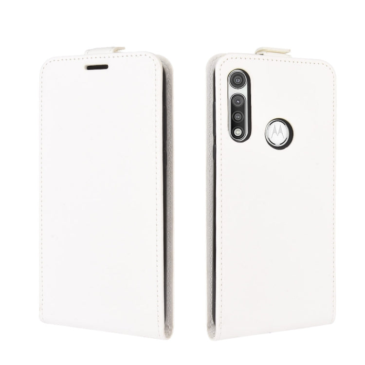 For Motorola Moto G Fast R64 Texture Single Vertical Flip Leather Protective Case with Card Slots & Photo Frame