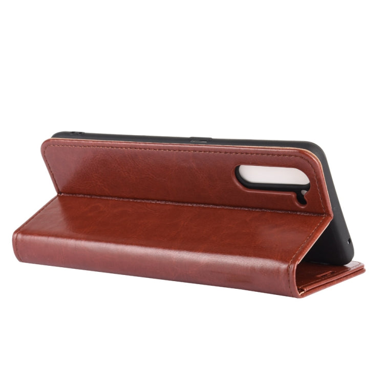 For OPPO Reno 3A (Japanese Version) R64 Texture Single Horizontal Flip Protective Case with Holder & Card Slots & Wallet & Photo Frame