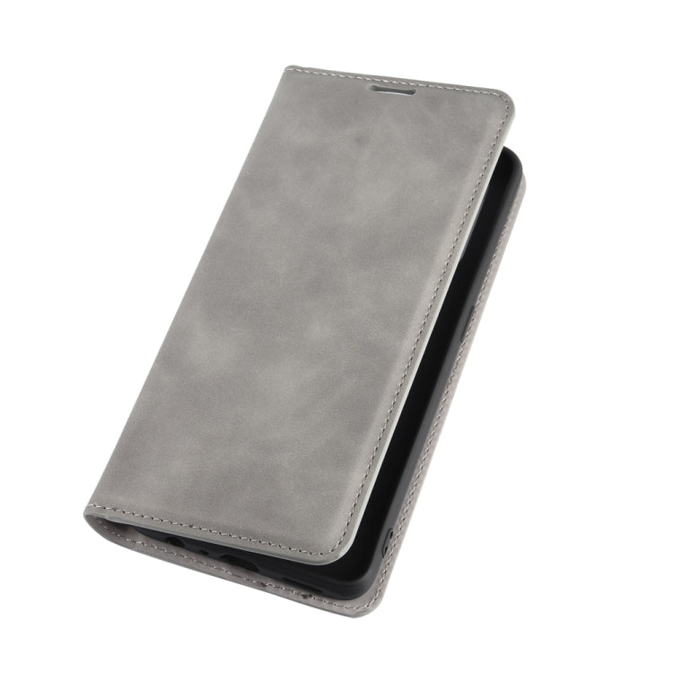 For OPPO Reno 3A (Japanese Version)  Retro-skin Business Magnetic Suction Leather Case with Holder & Card Slots & Wallet