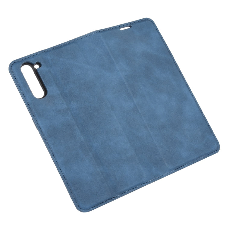 For OPPO Reno 3A (Japanese Version)  Retro-skin Business Magnetic Suction Leather Case with Holder & Card Slots & Wallet