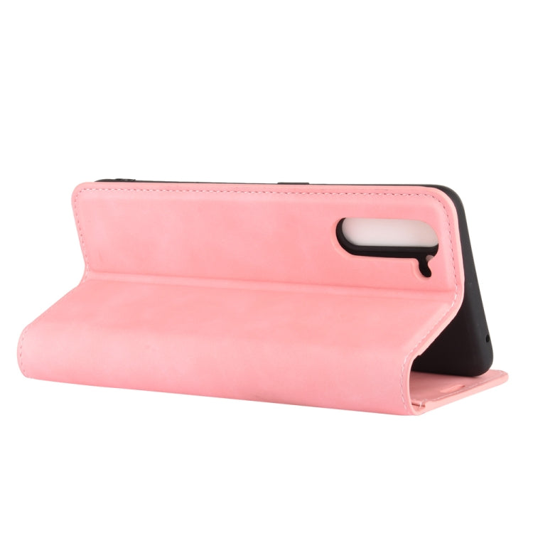 For OPPO Reno 3A (Japanese Version)  Retro-skin Business Magnetic Suction Leather Case with Holder & Card Slots & Wallet