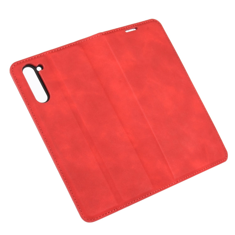 For OPPO Reno 3A (Japanese Version)  Retro-skin Business Magnetic Suction Leather Case with Holder & Card Slots & Wallet