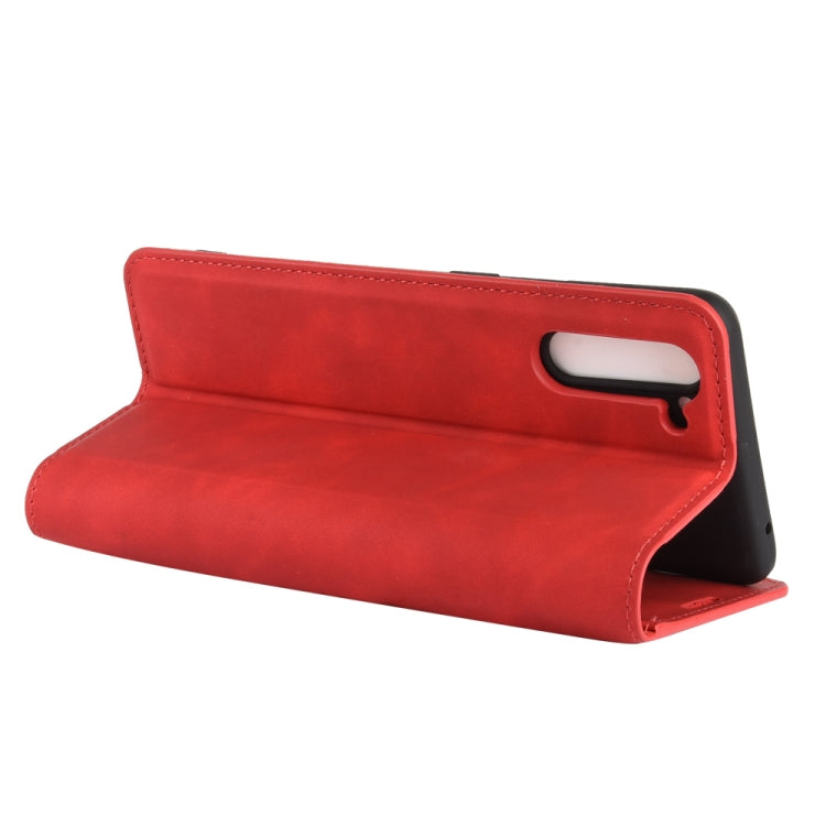 For OPPO Reno 3A (Japanese Version)  Retro-skin Business Magnetic Suction Leather Case with Holder & Card Slots & Wallet