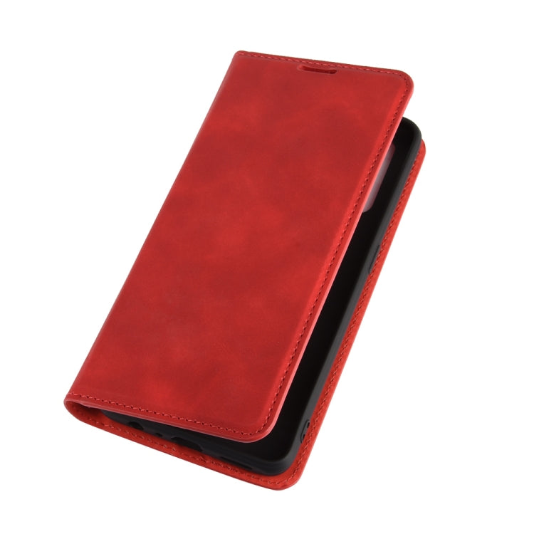 For OPPO Reno 3A (Japanese Version)  Retro-skin Business Magnetic Suction Leather Case with Holder & Card Slots & Wallet