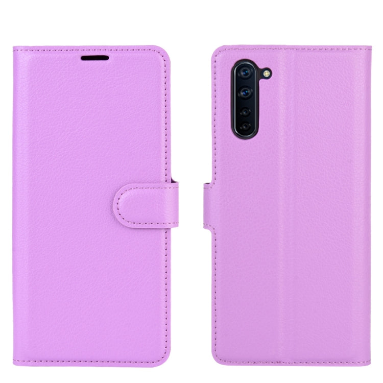 For OPPO Reno 3A (Japanese Version) Litchi Texture Horizontal Flip Protective Case with Holder & Card Slots & Wallet