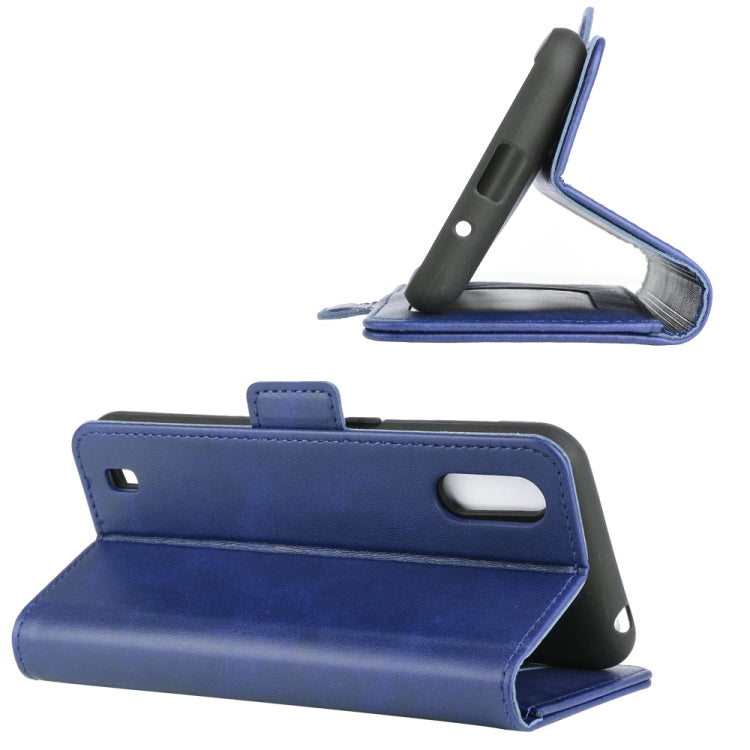 For Samsung Galaxy M01 Dual-side Magnetic Buckle Horizontal Flip Leather Case with Holder & Card Slots & Wallet