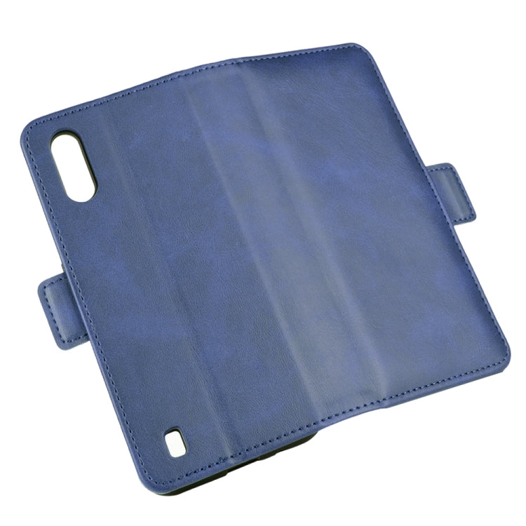 For Samsung Galaxy M01 Dual-side Magnetic Buckle Horizontal Flip Leather Case with Holder & Card Slots & Wallet