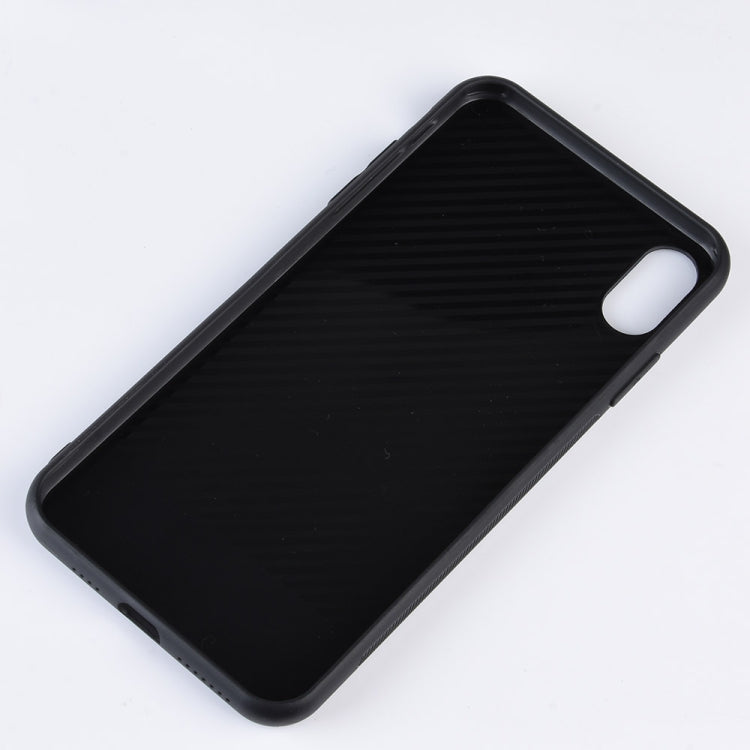 For iPhone X / XS Shockproof Sheep Skin PC + PU + TPU Case(Black)