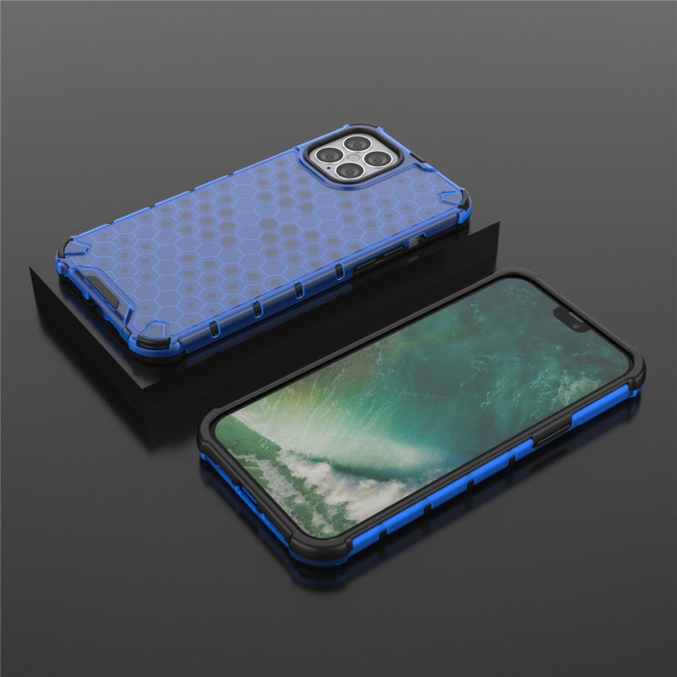 For iPhone 12 / 12 Pro Shockproof Honeycomb PC + TPU Case