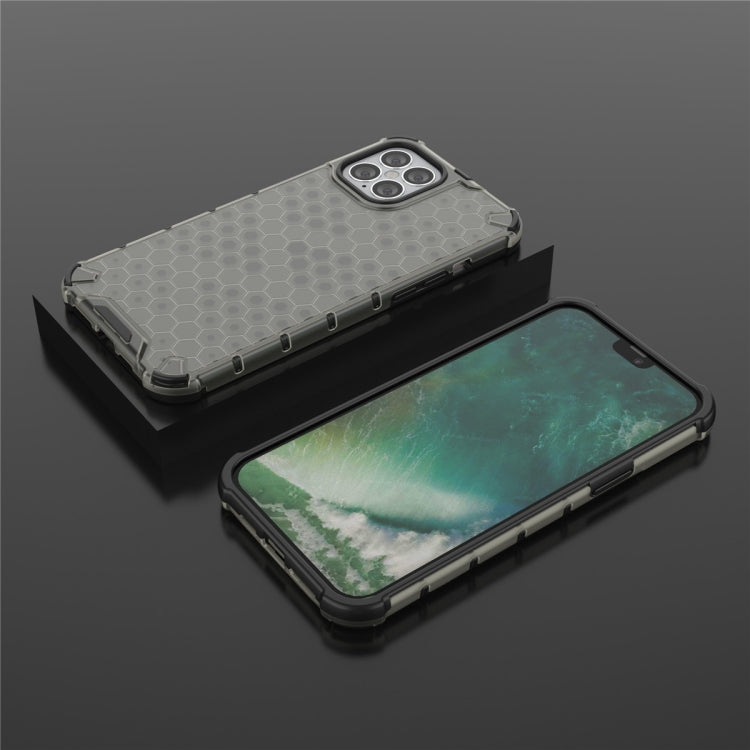 For iPhone 12 / 12 Pro Shockproof Honeycomb PC + TPU Case