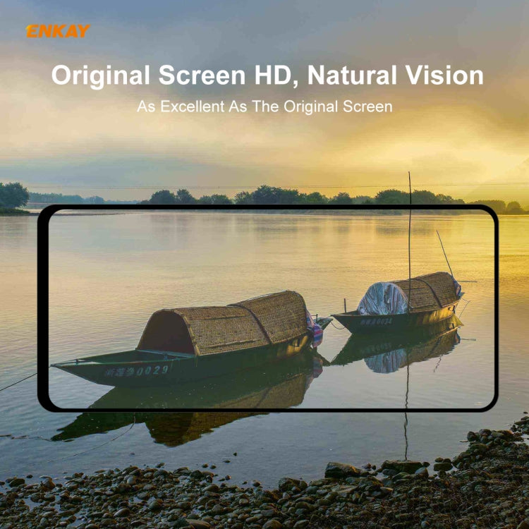 For Redmi 10X 4G / Redmi Note 9 ENKAY Hat-Prince Full Glue 0.26mm 9H 2.5D Tempered Glass Full Coverage Film