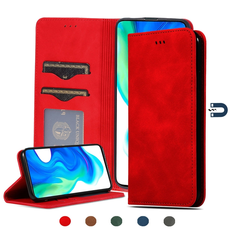 For Redmi K30 Pro / K30 Pro Zoom / Poco F2 Pro Retro Skin Feel Business Magnetic Horizontal Flip Leather Case
