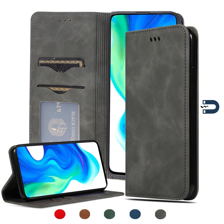 For Redmi K30 Pro / K30 Pro Zoom / Poco F2 Pro Retro Skin Feel Business Magnetic Horizontal Flip Leather Case