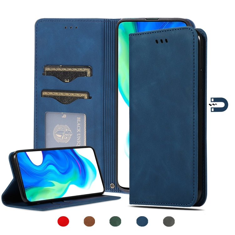 For Redmi K30 Pro / K30 Pro Zoom / Poco F2 Pro Retro Skin Feel Business Magnetic Horizontal Flip Leather Case