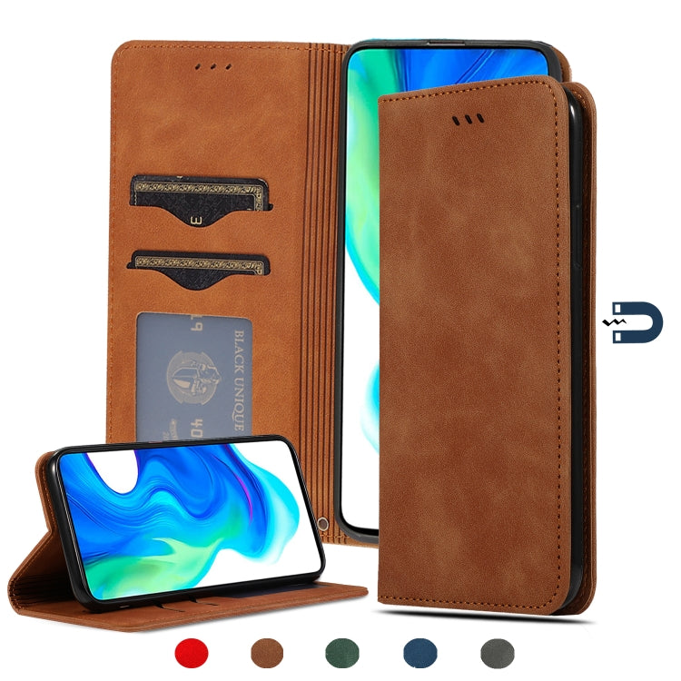 For Redmi K30 Pro / K30 Pro Zoom / Poco F2 Pro Retro Skin Feel Business Magnetic Horizontal Flip Leather Case