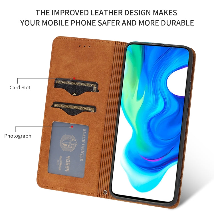 For Redmi K30 Pro / K30 Pro Zoom / Poco F2 Pro Retro Skin Feel Business Magnetic Horizontal Flip Leather Case