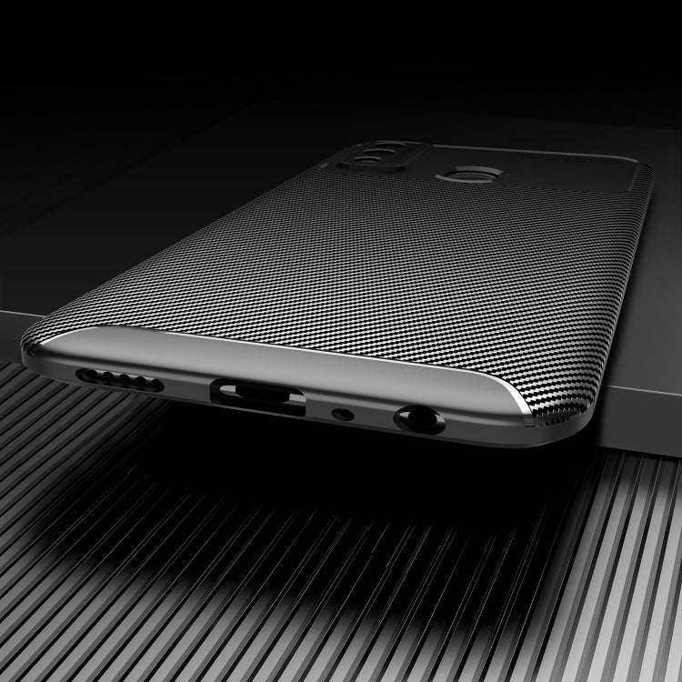 For Huawei Honor 9X Lite Carbon Fiber Texture Shockproof TPU Case