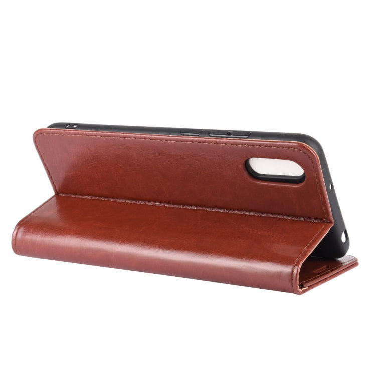 For Xiaomi Redmi 9A R64 Texture Single Horizontal Flip Protective Case with Holder & Card Slots & Wallet& Photo Frame
